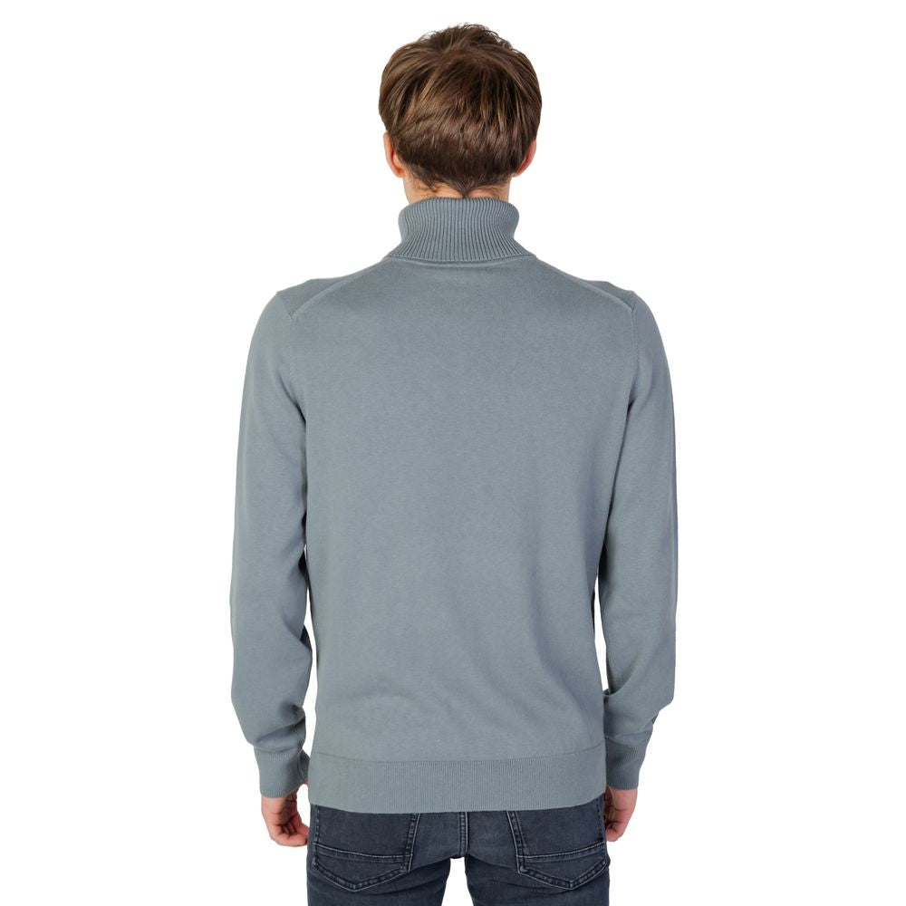 Hugo Boss Grüner Baumwollpullover