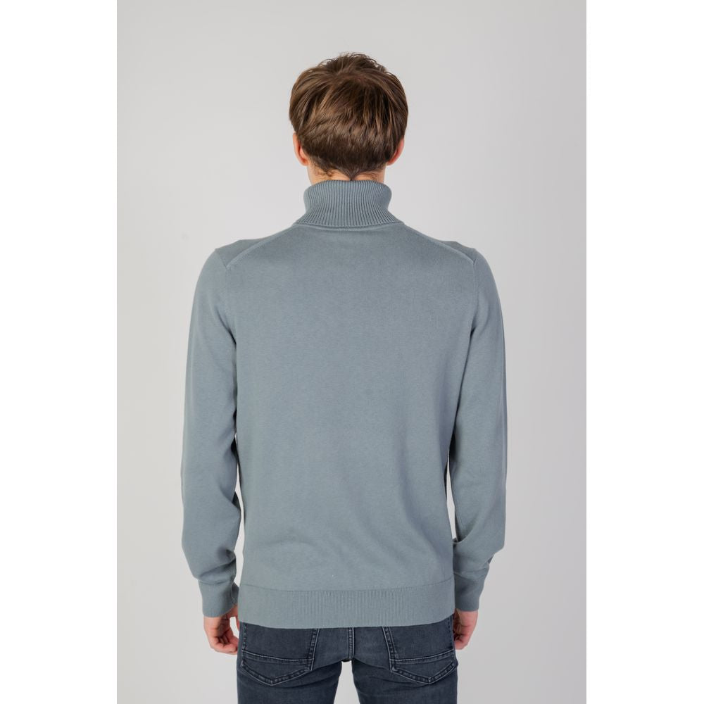 Hugo Boss Grüner Baumwollpullover