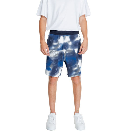 Armani Exchange Blaue Baumwollshorts