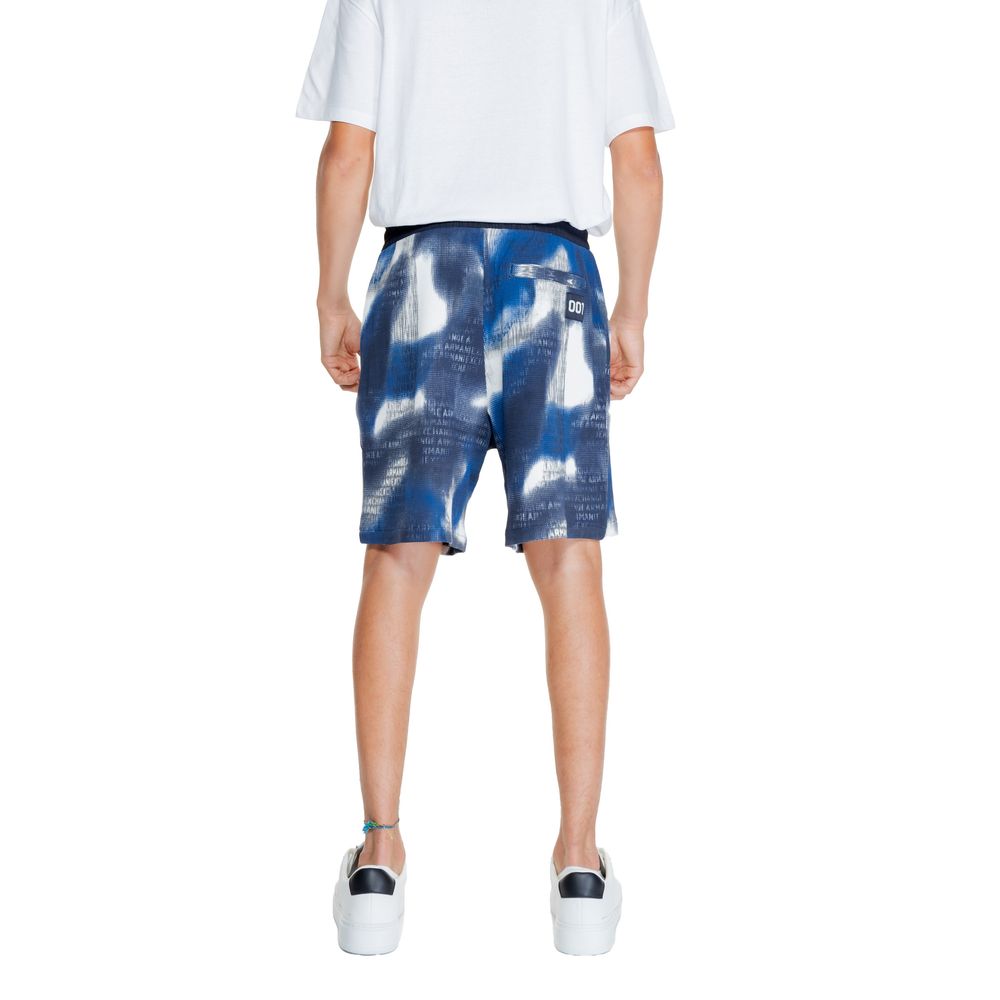 Armani Exchange Blaue Baumwollshorts