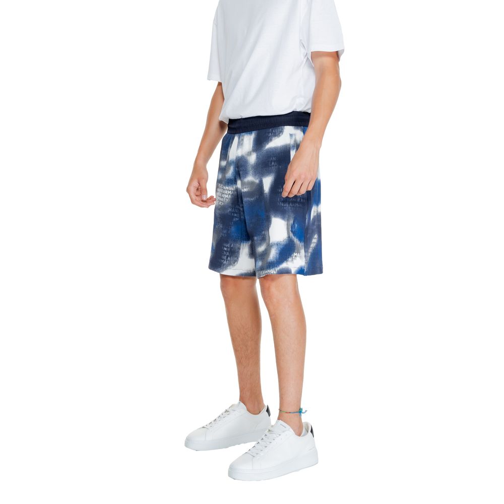 Armani Exchange Blaue Baumwollshorts