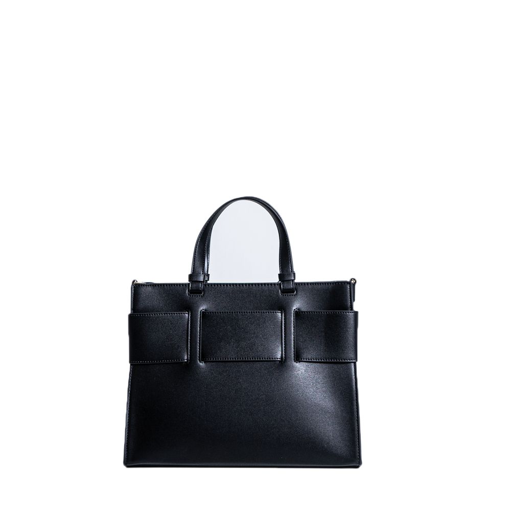 Armani Exchange Handtasche aus schwarzem Kunstleder