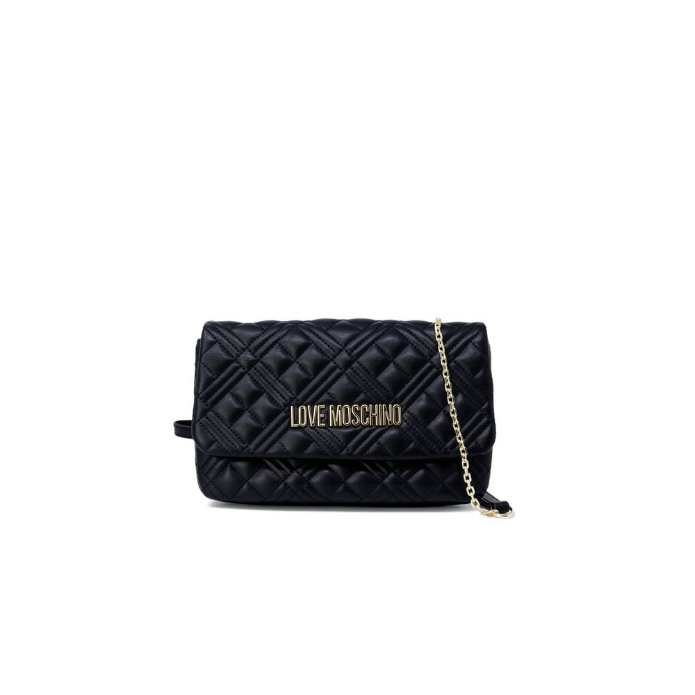 Love Moschino Schwarze Polyethylen-Handtasche