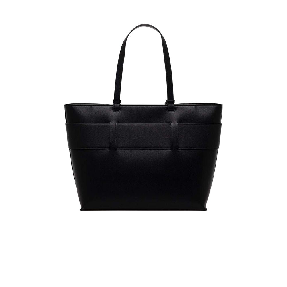 Armani Exchange Schwarze Polyethylen-Handtasche