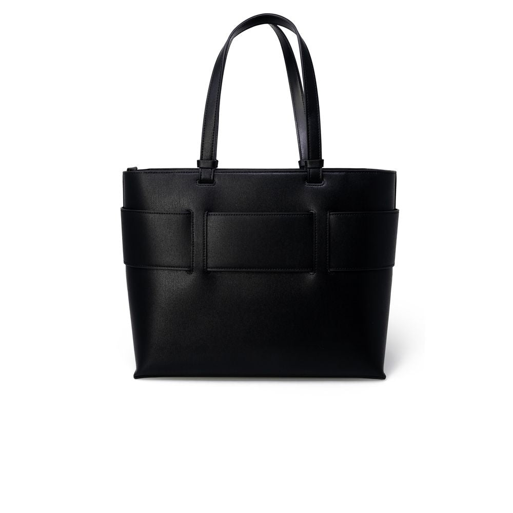 Armani Exchange Schwarze Polyethylen-Handtasche