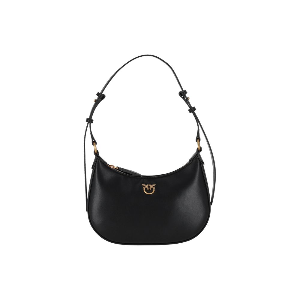 PINKO Schwarze Lederhandtasche