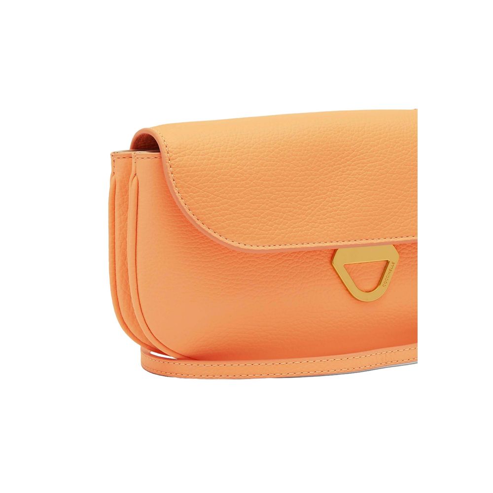 Coccinelle Orangefarbene Lederhandtasche