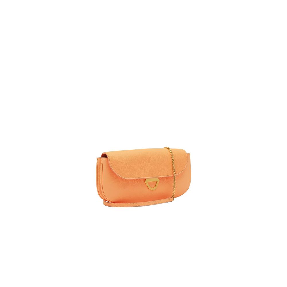 Coccinelle Orangefarbene Lederhandtasche