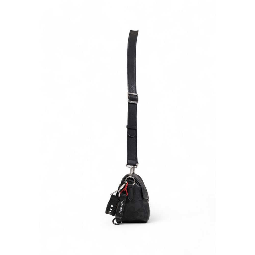 Desigual Schwarze Polyethylen-Handtasche