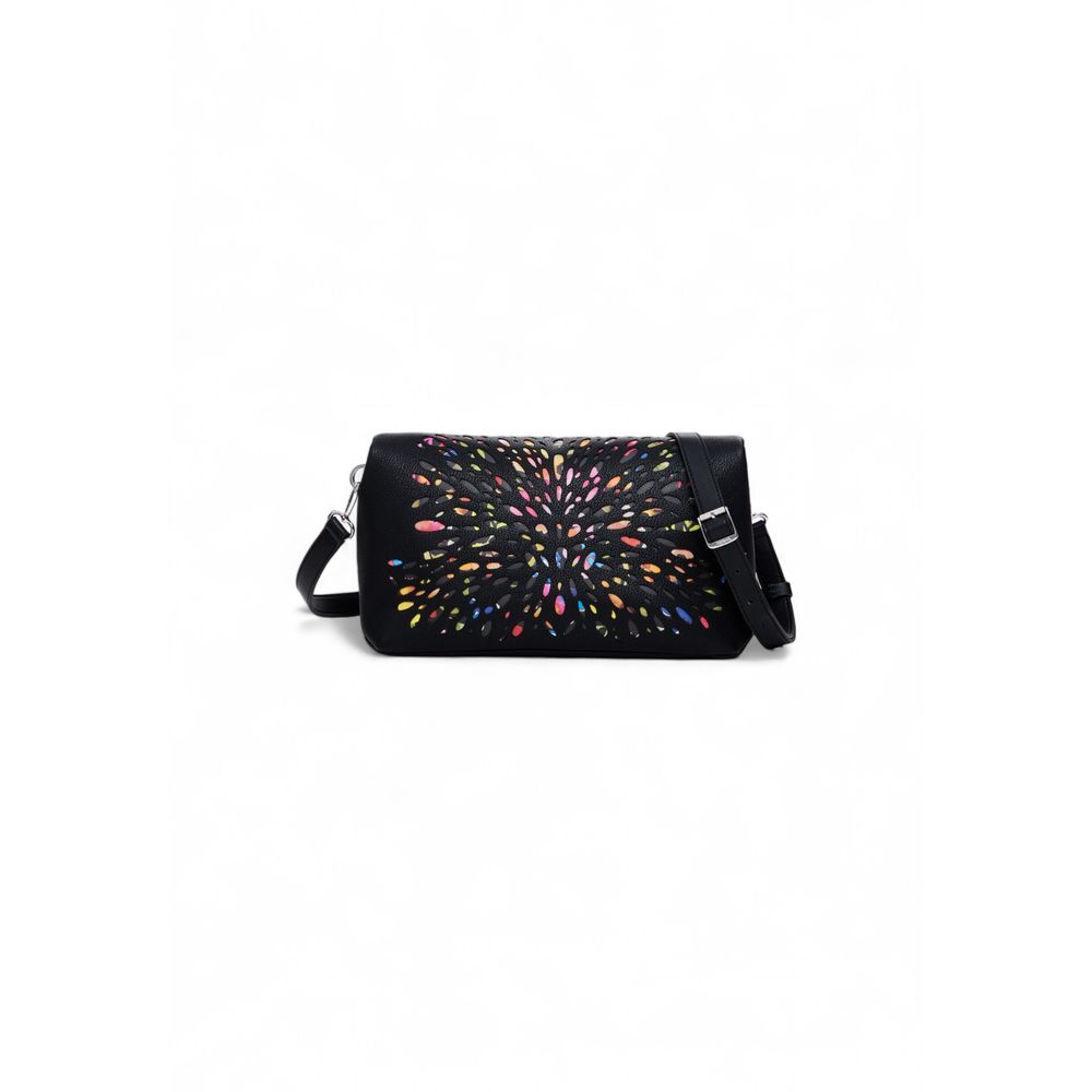 Desigual Schwarze Polyethylen-Handtasche