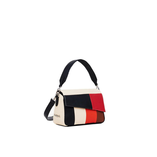 Desigual Schwarze Polyethylen-Handtasche