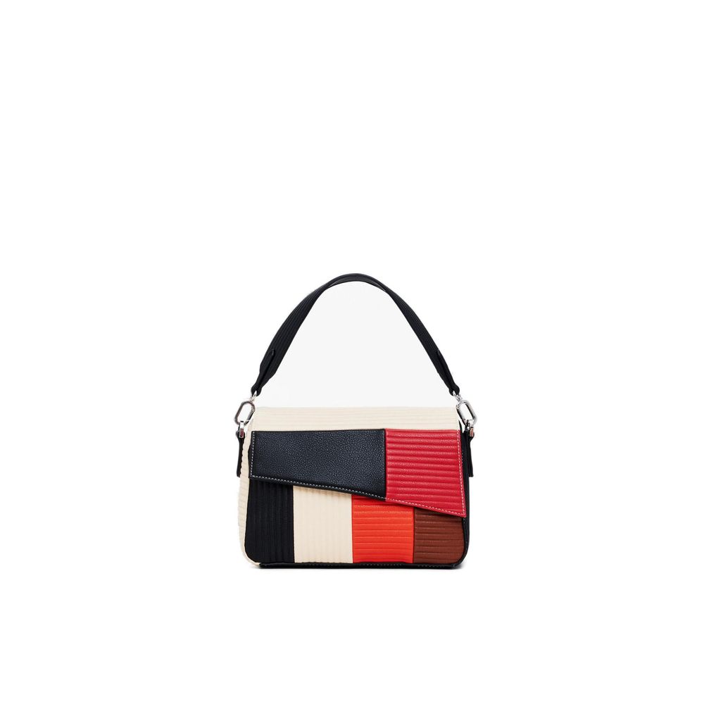 Desigual Schwarze Polyethylen-Handtasche