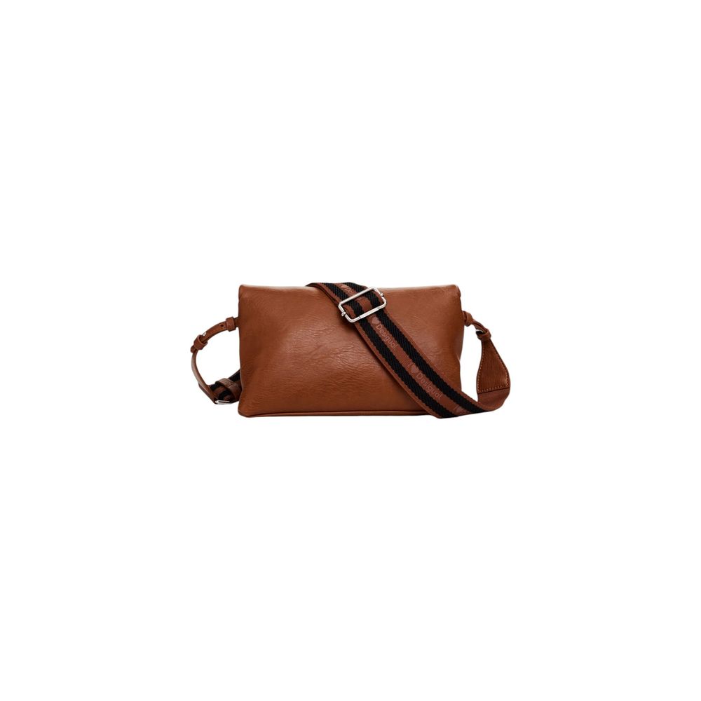 Desigual Braune Polyethylen-Handtasche