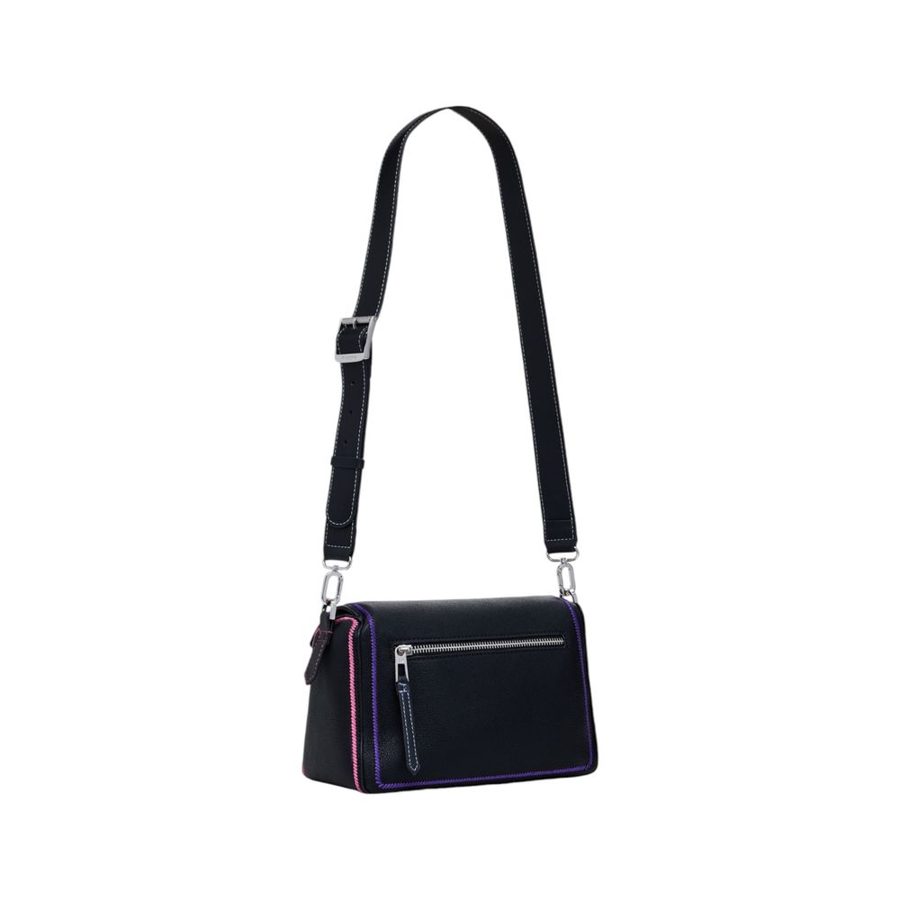 Desigual Schwarze Polyethylen-Handtasche