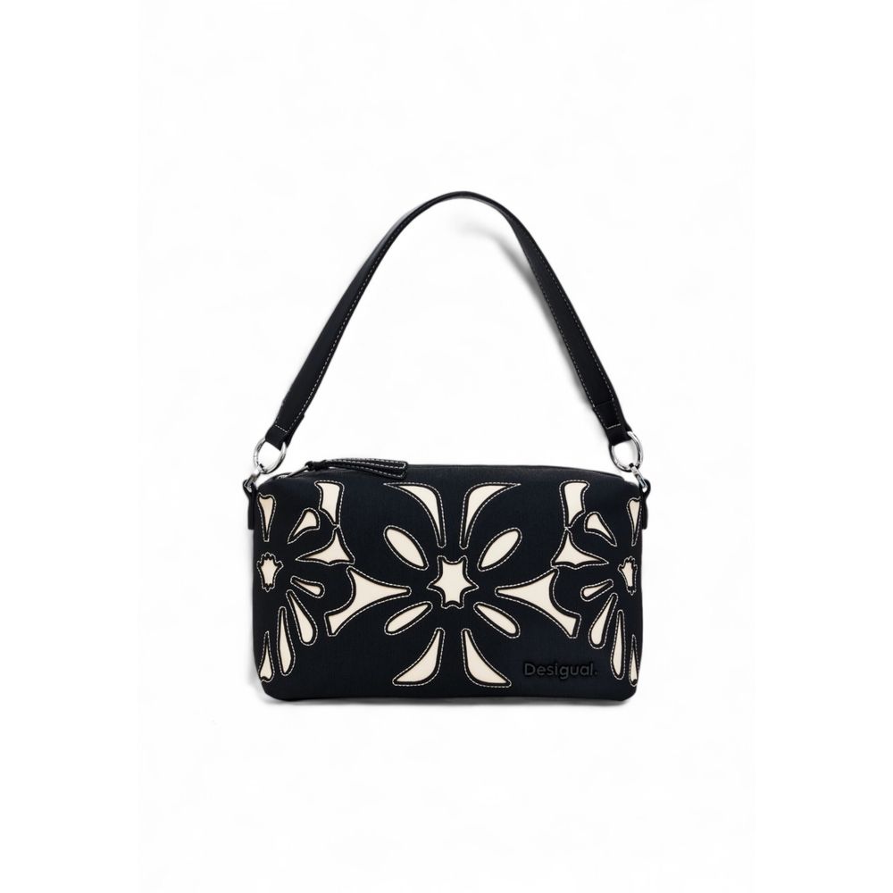 Desigual Schwarze Polyethylen-Handtasche