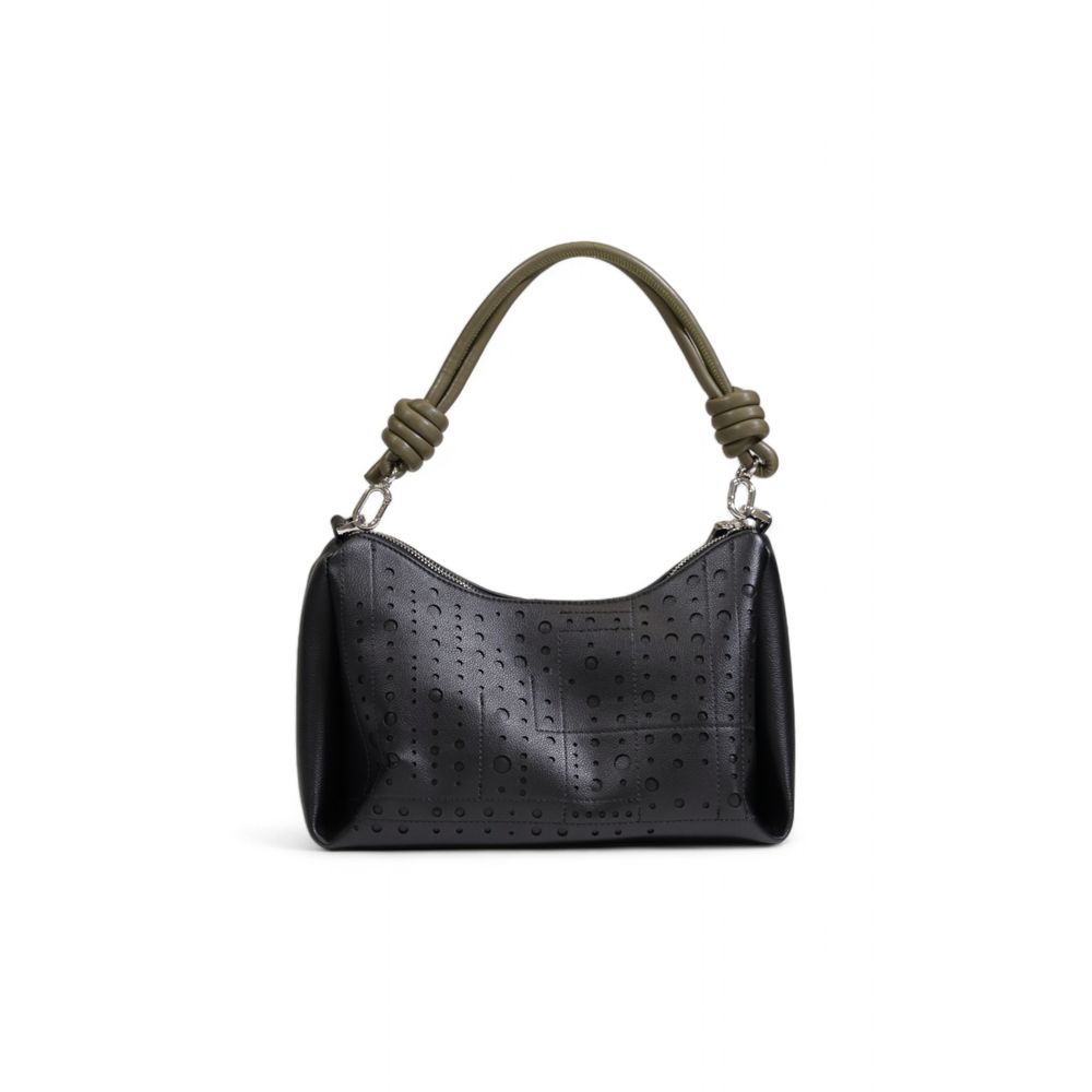 Desigual Schwarze Polyethylen-Handtasche