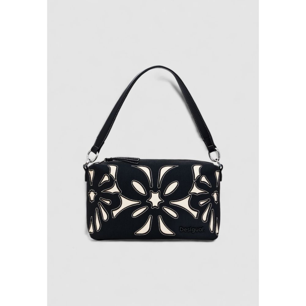 Desigual Schwarze Polyethylen-Handtasche