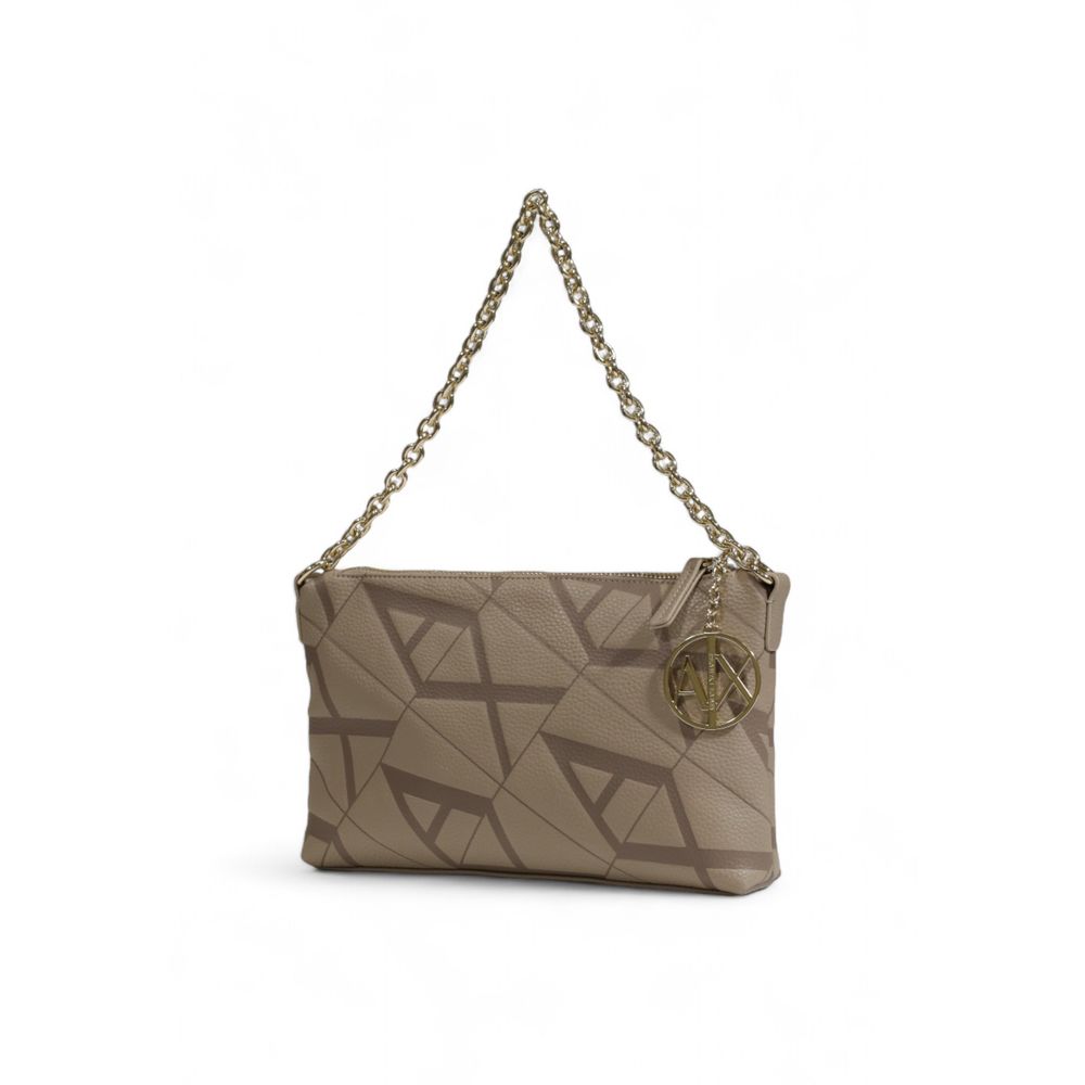 Armani Exchange Beige Polyester Handtasche