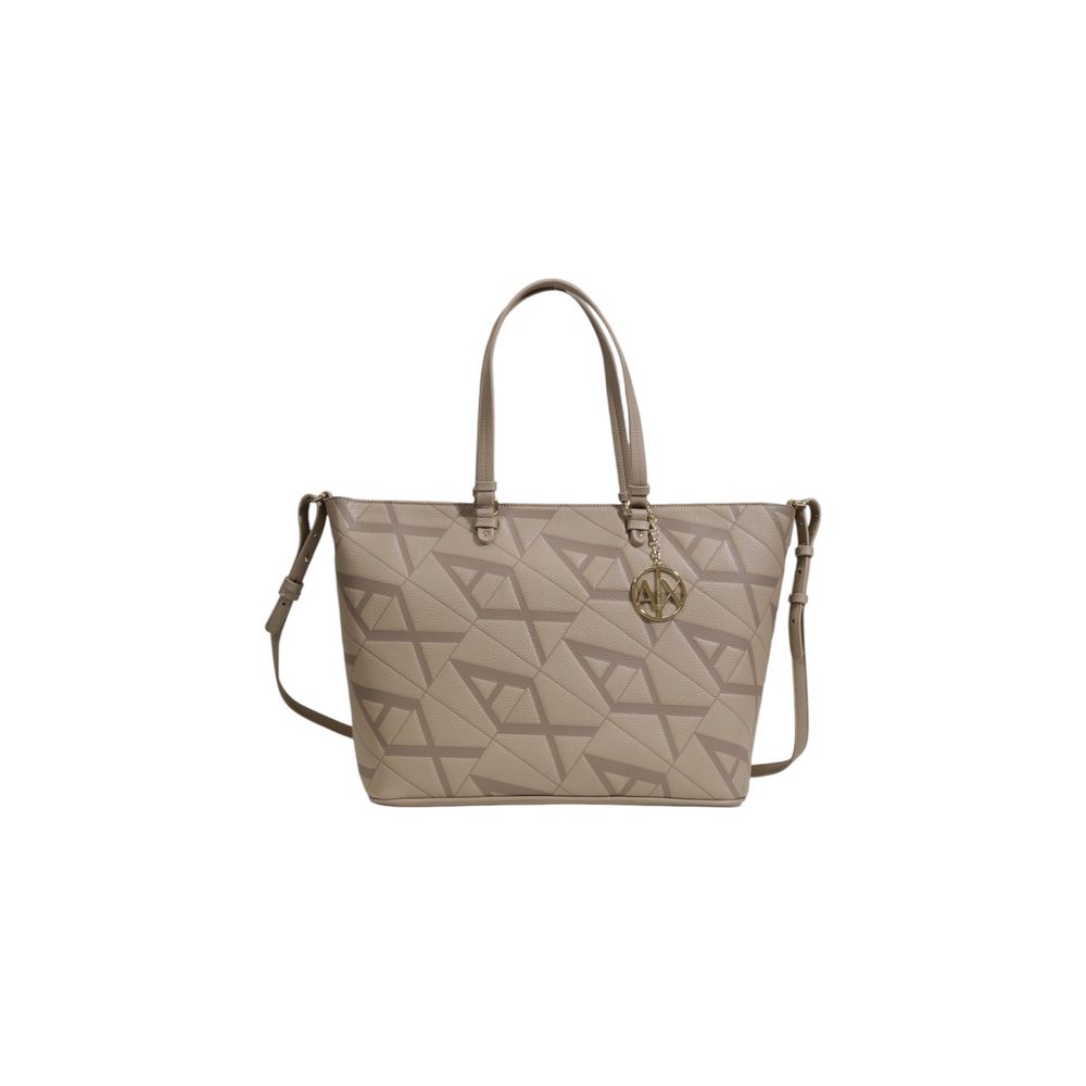 Armani Exchange Beige Polyethylen Handtasche