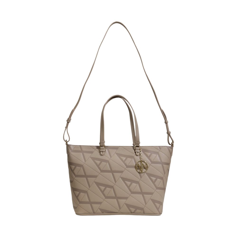 Armani Exchange Beige Polyethylen Handtasche