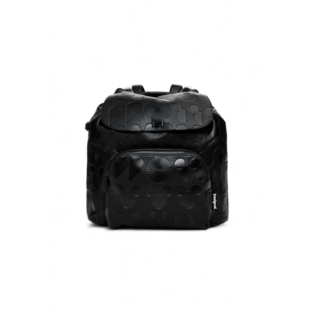 Desigual Schwarzer Polyethylen-Rucksack