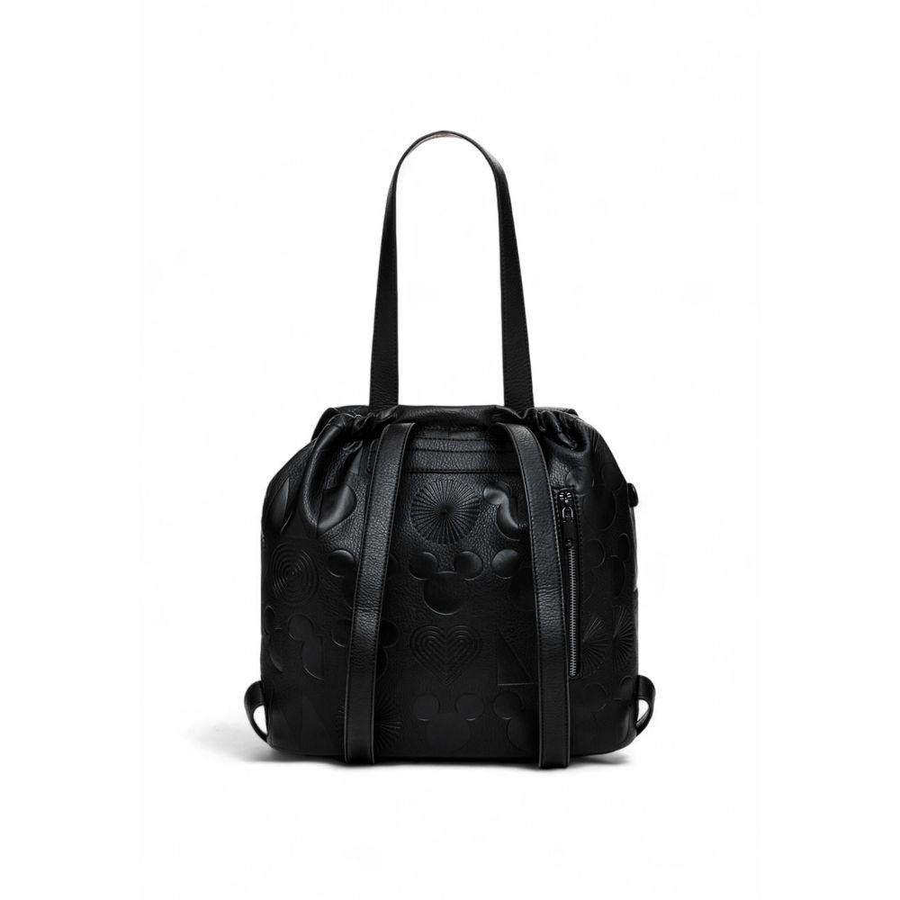 Desigual Schwarzer Polyethylen-Rucksack