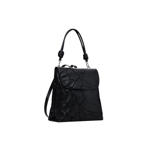 Desigual Schwarzer Polyethylen-Rucksack