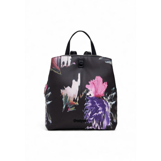 Desigual Schwarzer Polyethylen-Rucksack