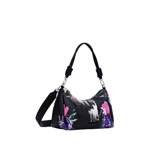 Desigual Schwarze Polyethylen-Handtasche