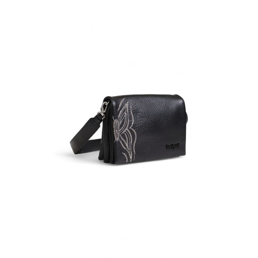 Desigual Schwarze Polyethylen-Handtasche