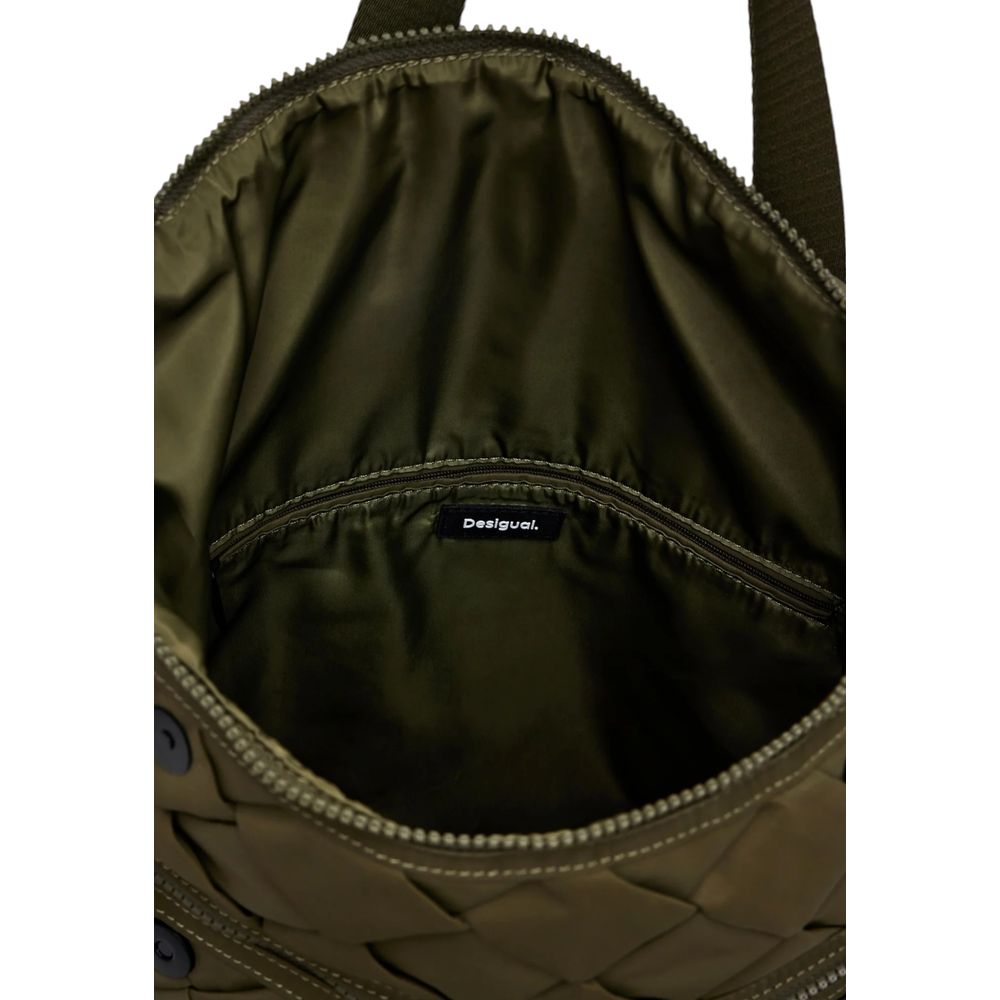 Desigual Grüner Polyamid-Rucksack