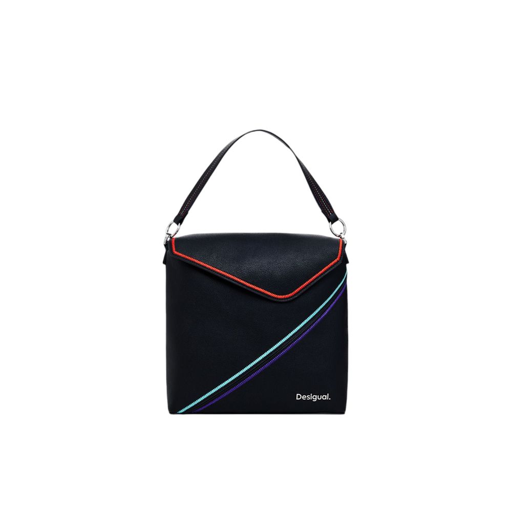 Desigual Schwarzer Polyethylen-Rucksack