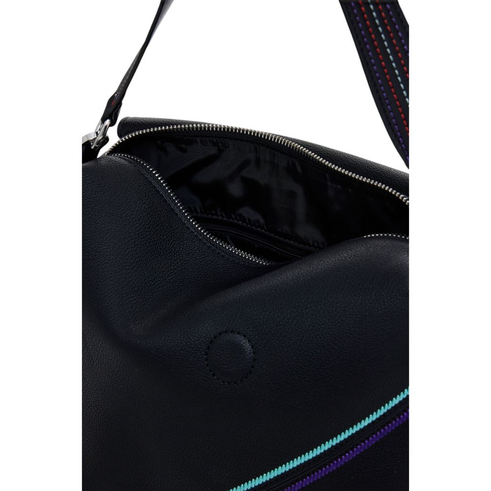 Desigual Schwarzer Polyethylen-Rucksack