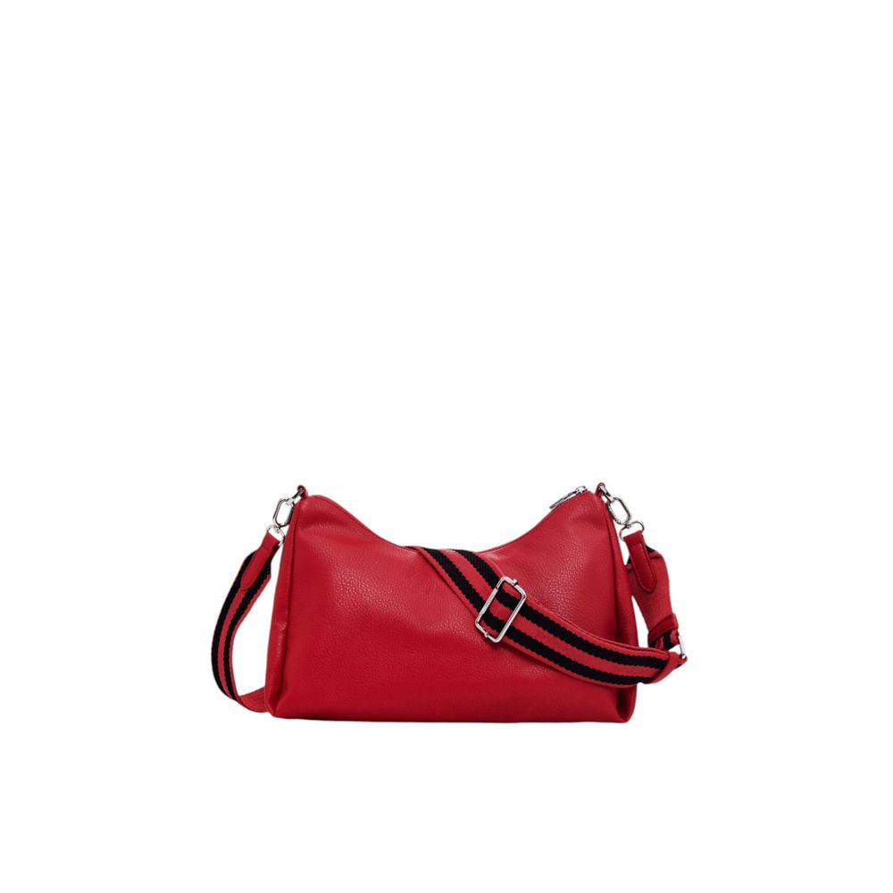 Desigual Rote Polyethylen-Handtasche