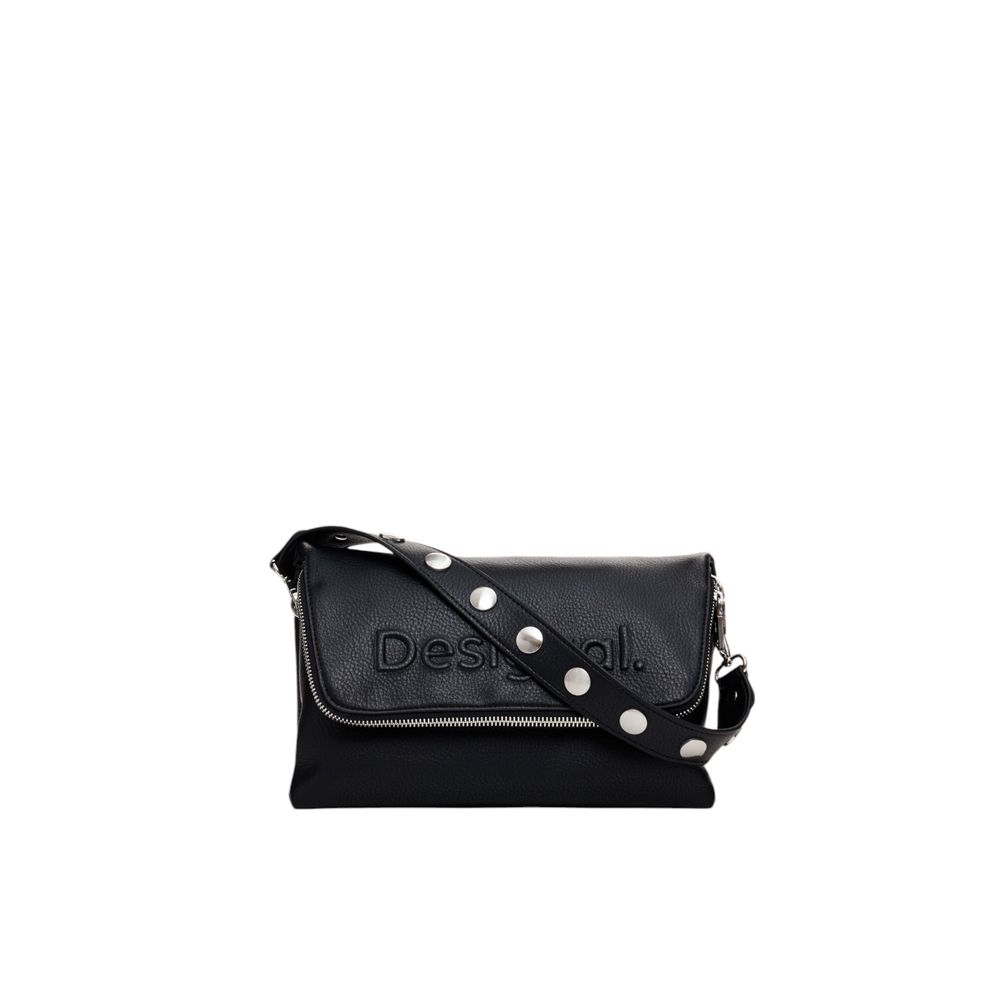 Desigual Schwarze Polyethylen-Handtasche