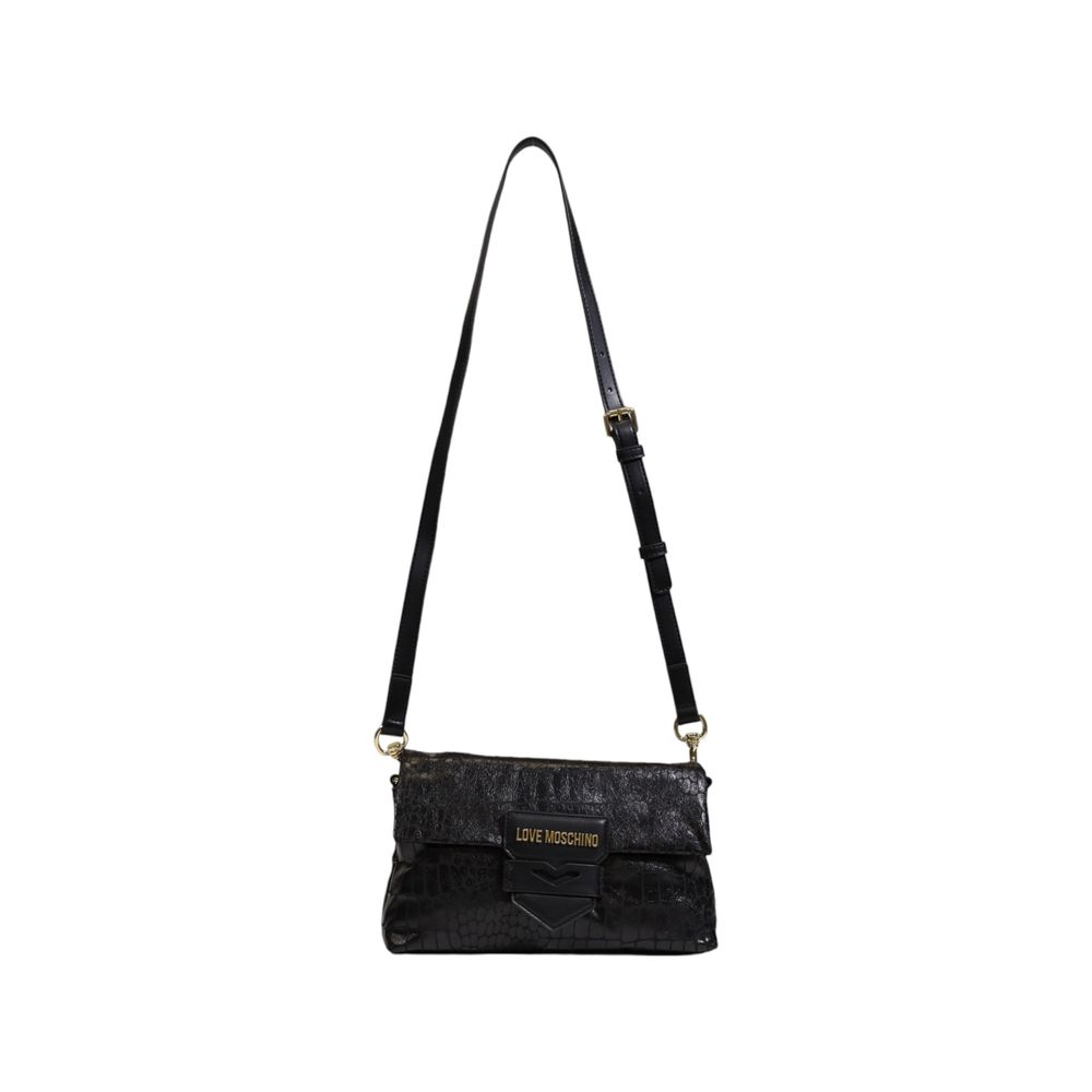 Love Moschino Schwarze Polyethylen-Handtasche