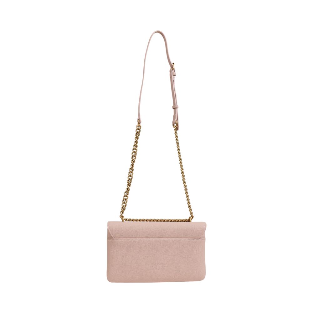 PINKO Rosa Lederhandtasche