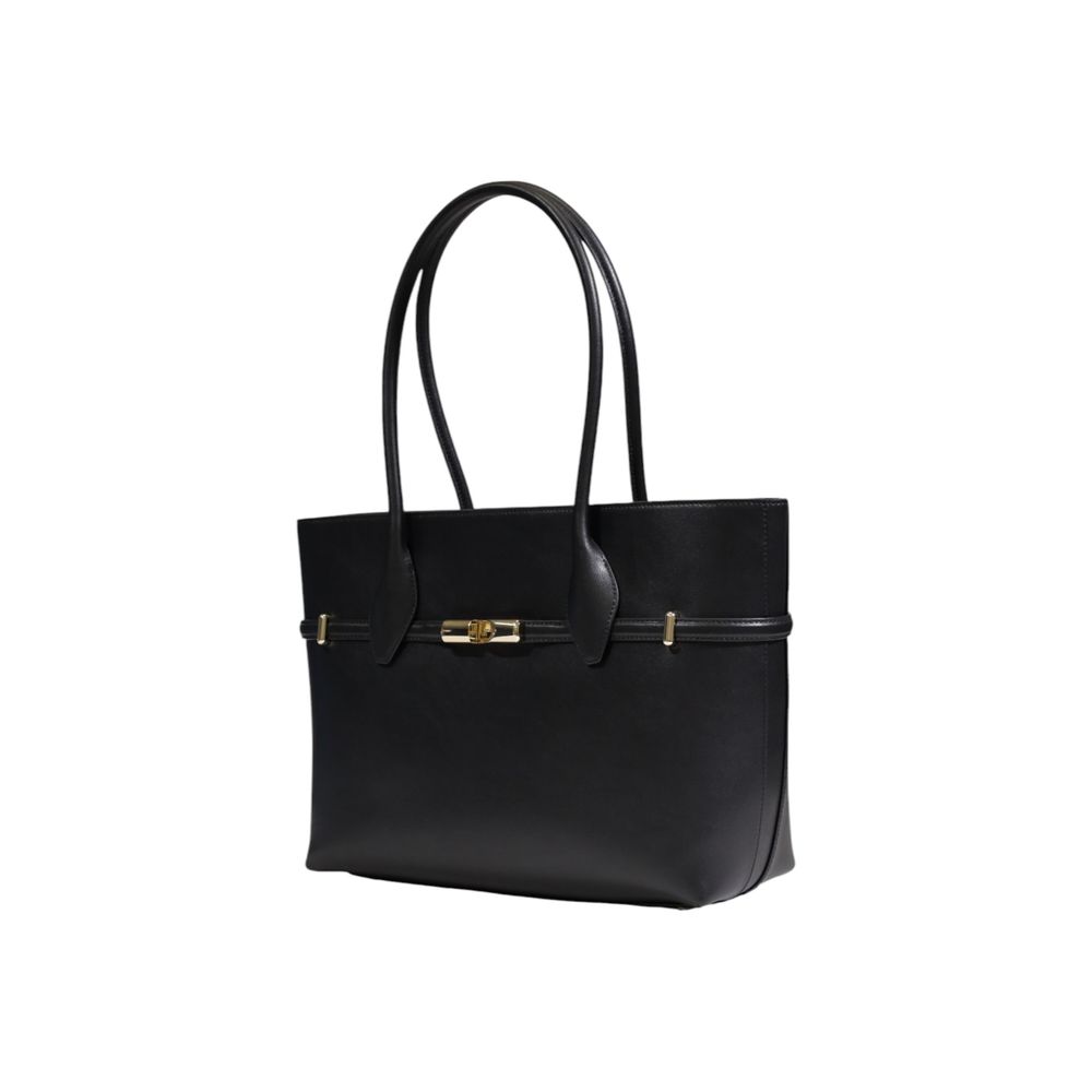 Furla Schwarze Lederhandtasche