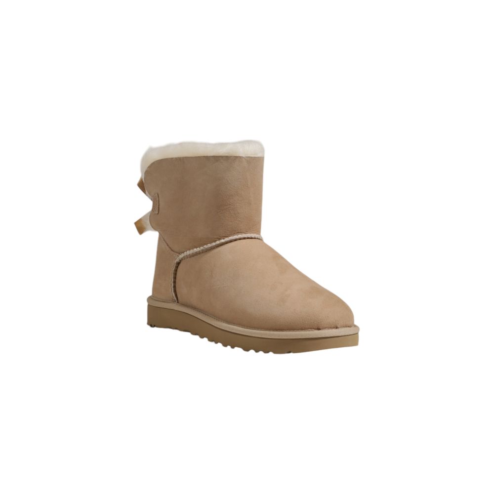 UGG Beige Wildlederstiefel