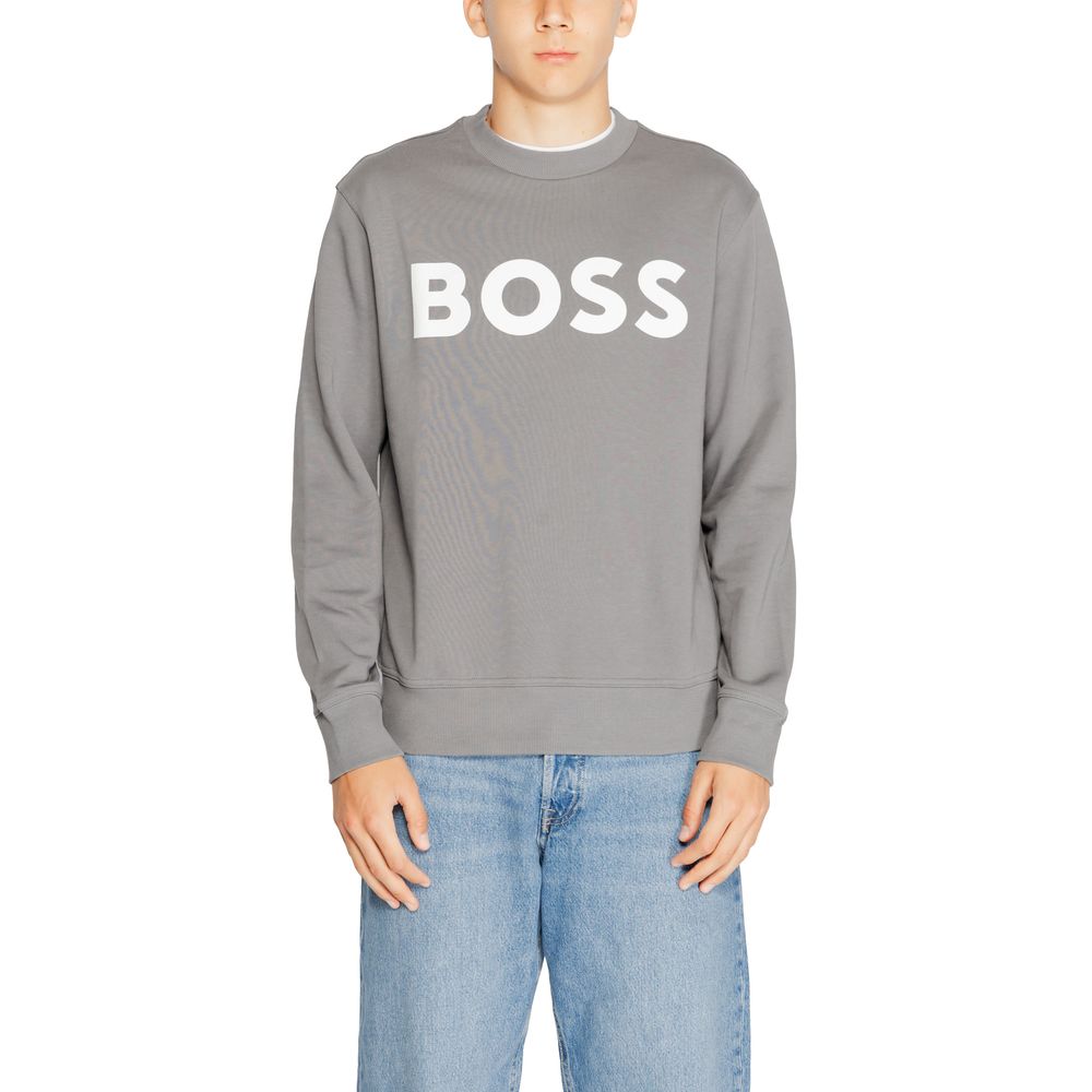 Hugo Boss Grauer Baumwollpullover