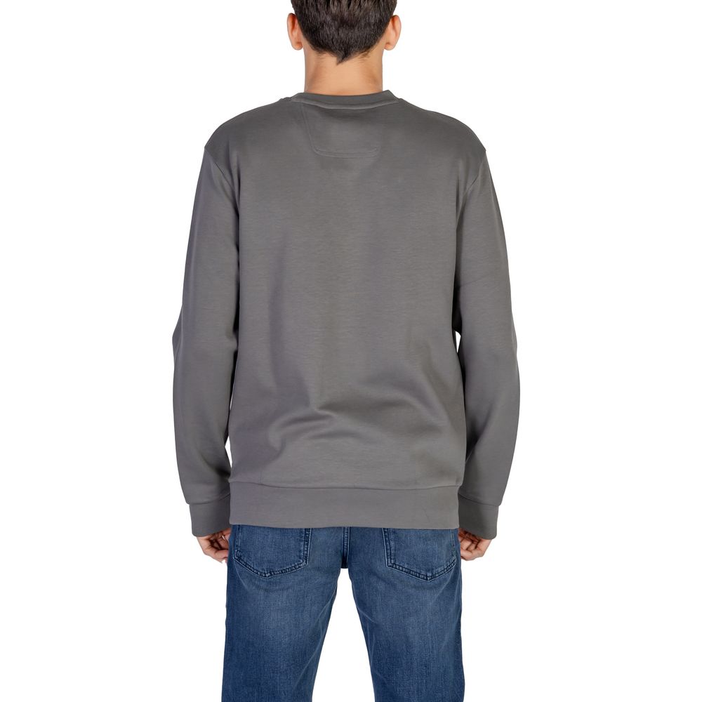 Hugo Boss Grauer Baumwollpullover