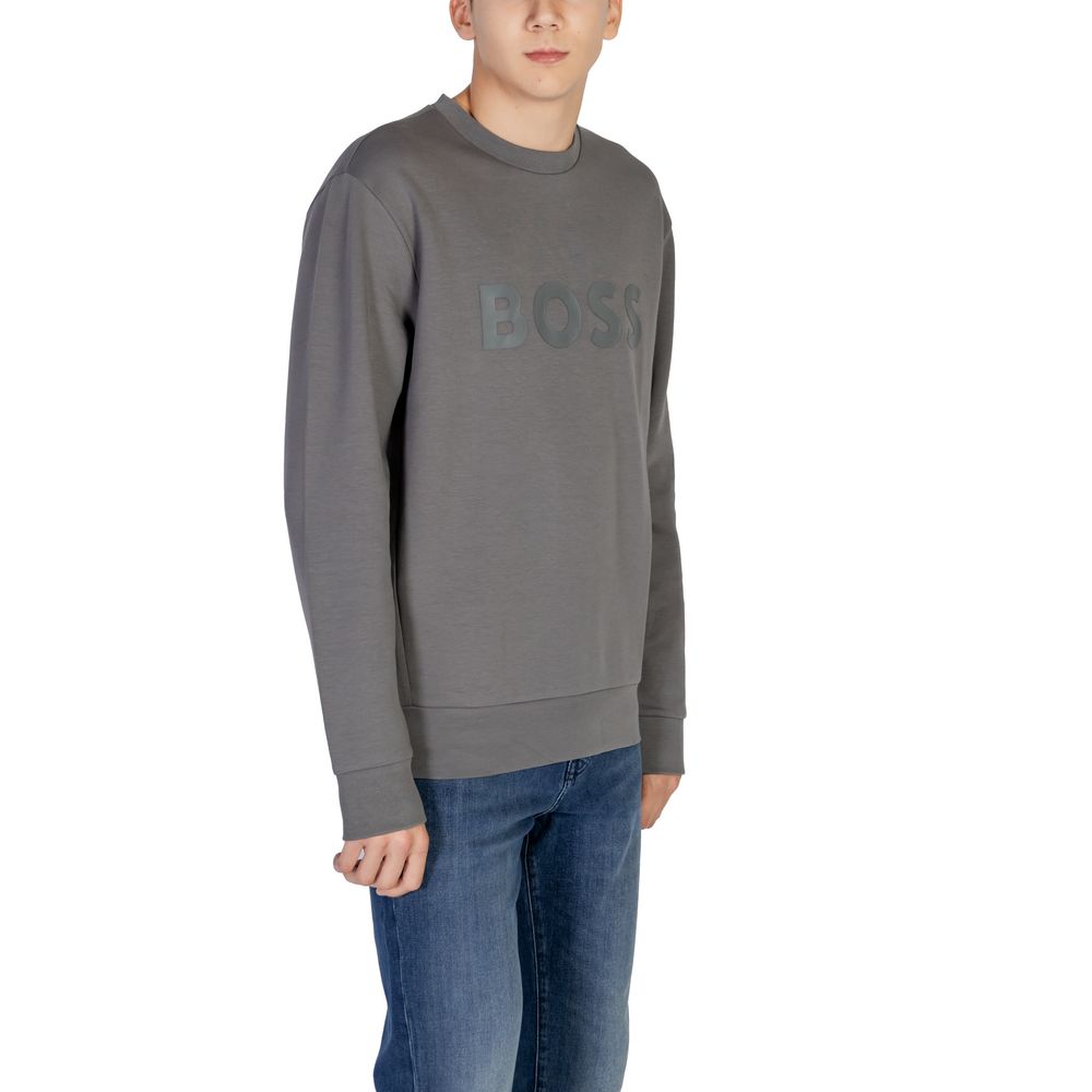 Hugo Boss Grauer Baumwollpullover