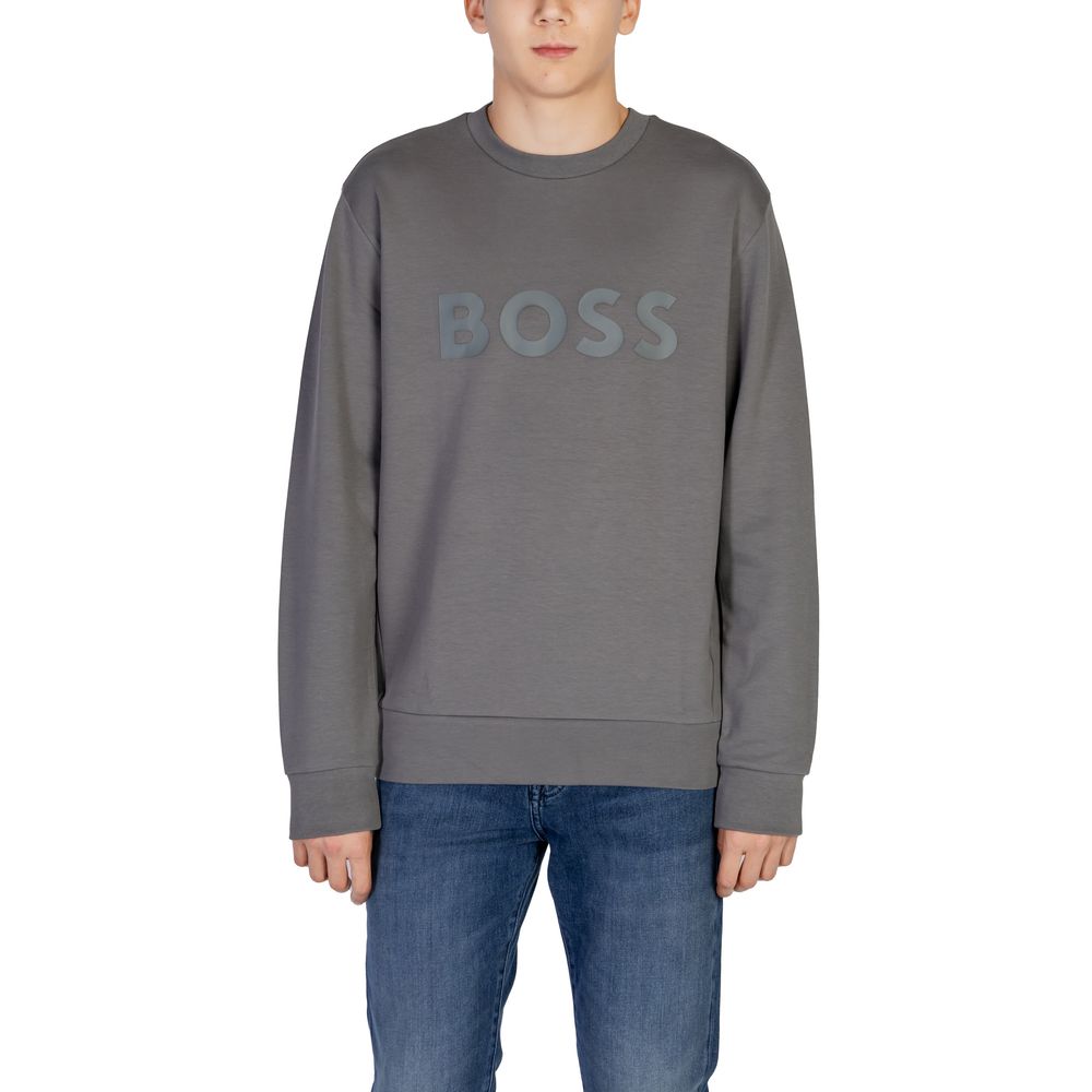 Hugo Boss Grauer Baumwollpullover