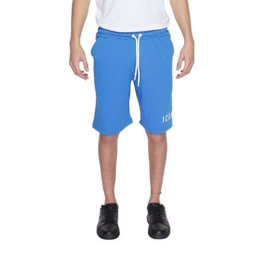 Icon Blaue Baumwollshorts