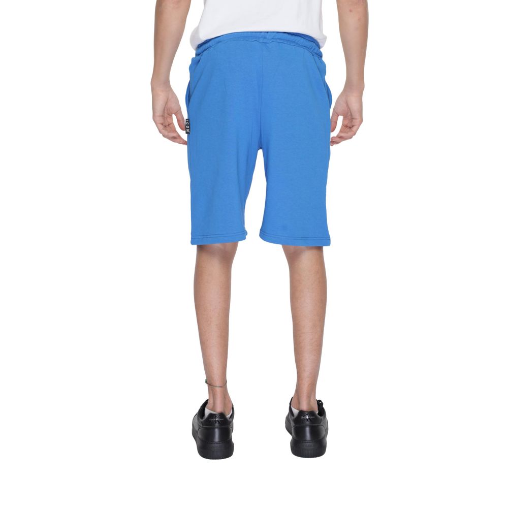 Icon Blaue Baumwollshorts