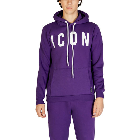 Icon Lila Baumwollpullover