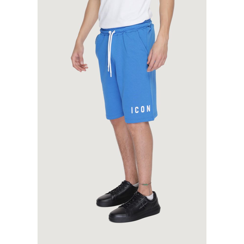 Icon Blaue Baumwollshorts