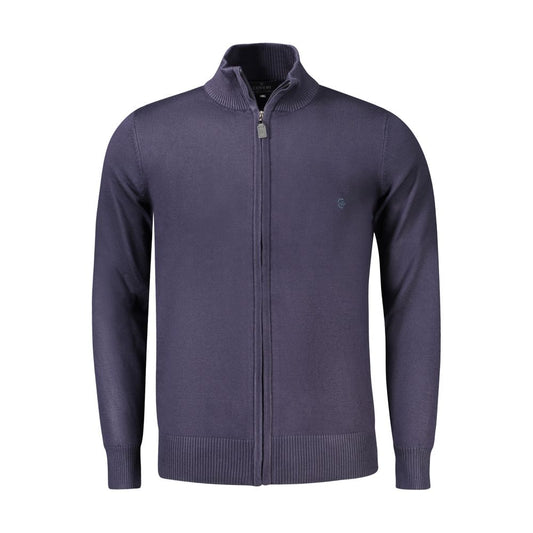 Coveri Moving Blauer Nylon-Pullover