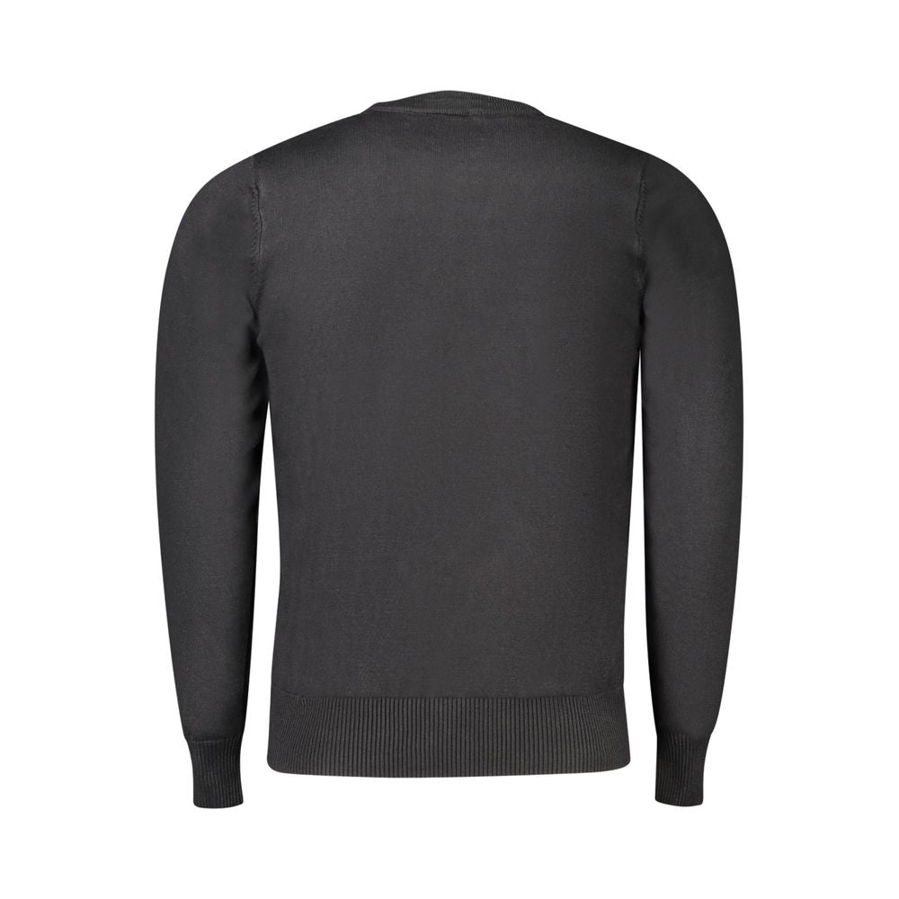 Coveri Moving Schwarzer Nylon-Pullover