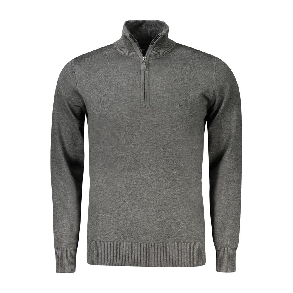 Coveri Moving Grauer Nylon-Pullover